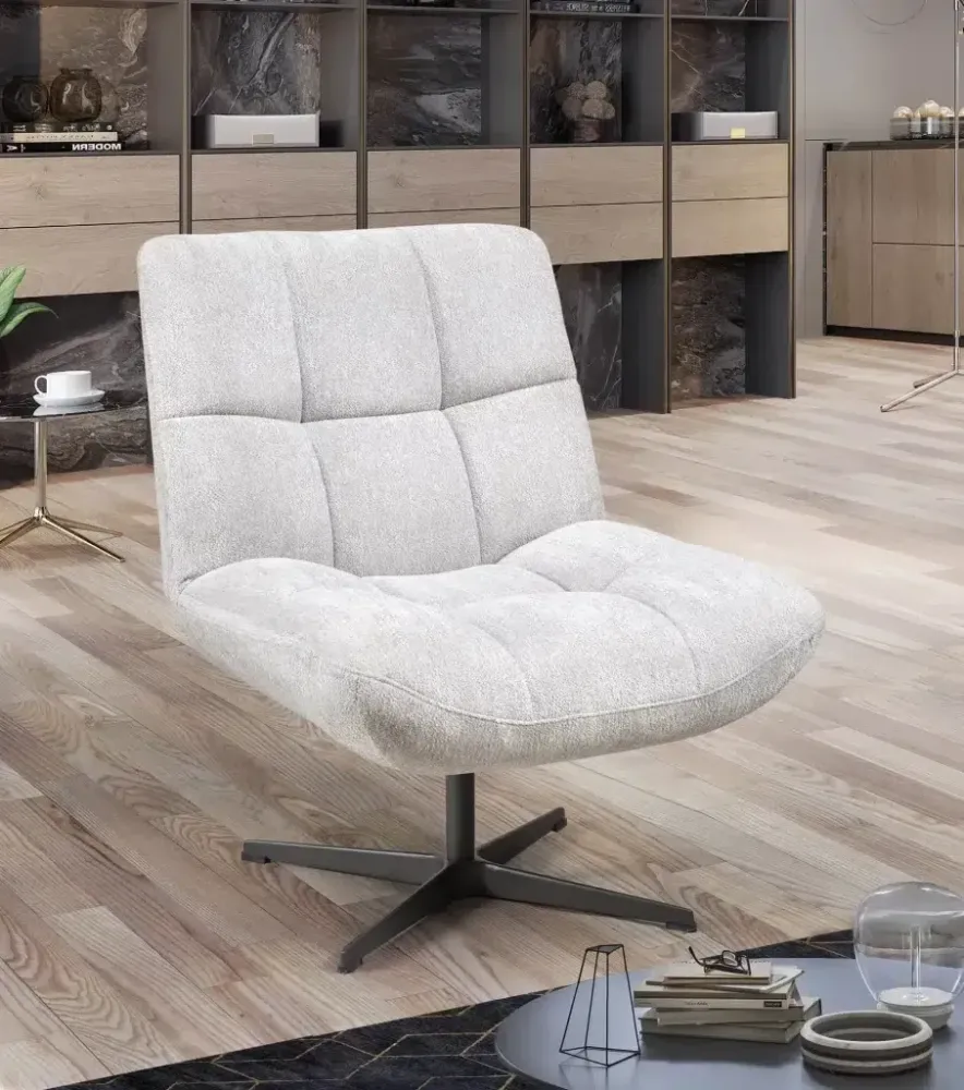 Fauteuil de salon gris